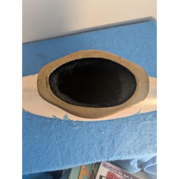 Vintage Square Ceramic Vase Tuscan Countryside READ, FAINT BACK, Pottery, Italy - Picture 8 of 11